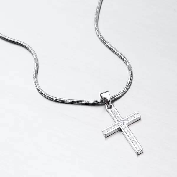 Stříbrný křížek HST-13457