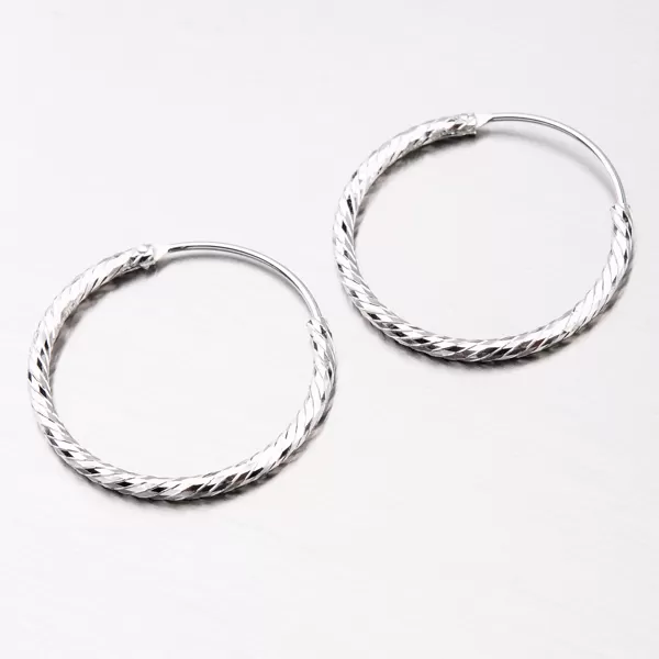 Stříbrné kruhy UCST-12350/20/N