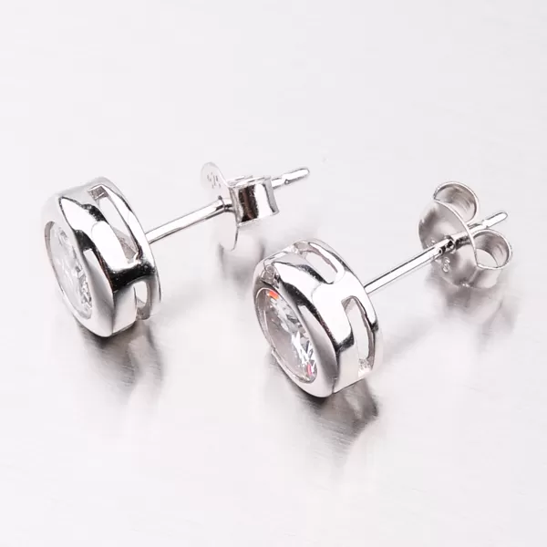 Dámské náušnice stříbro 925 zirkon SETST-12212