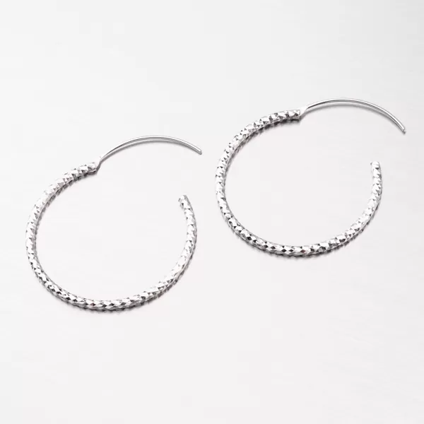 Stříbrné kruhy UCST-12357/35/N