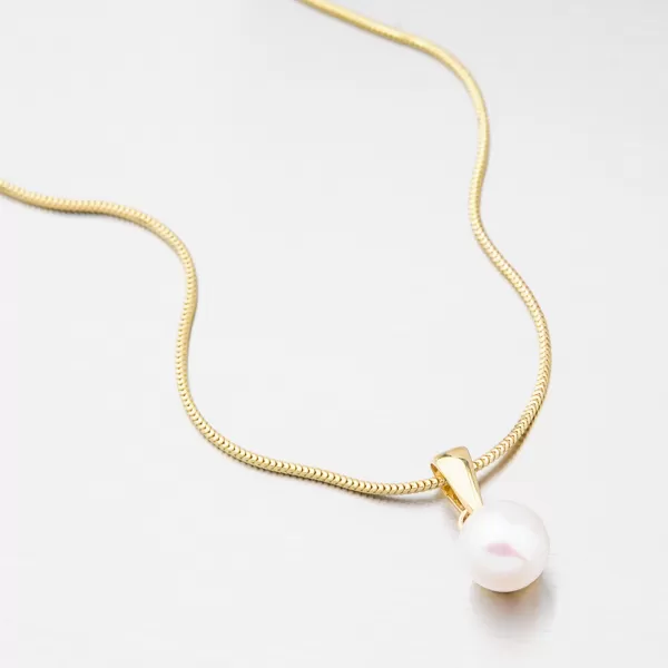 Zlatý přívěsek s perlou 452P-135040