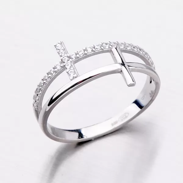 Zlatý dámský prsten 11-285