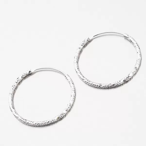 Stříbrné kruhy UCST-12644/25