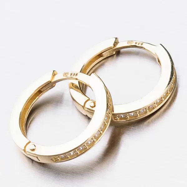 Zlaté kroužky se zirkony 52GZ-3344ZBB