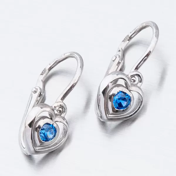 Zlaté náušnice se zirkony 52DN-2752BM