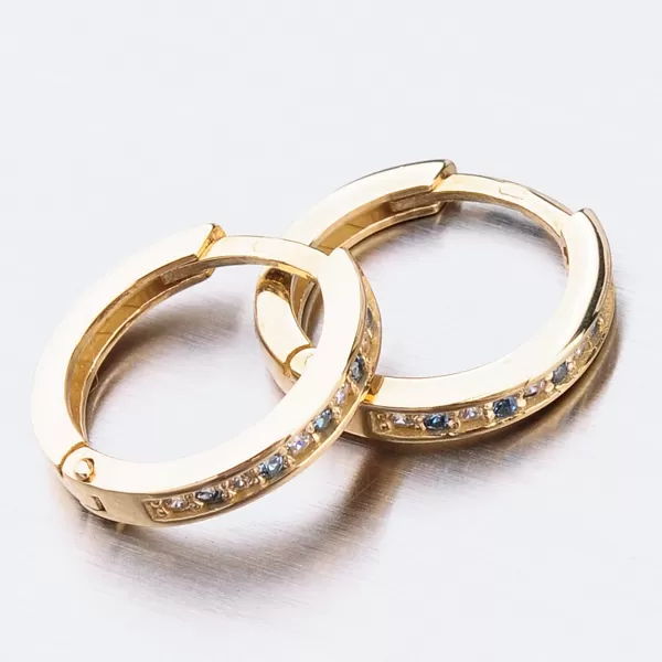 Zlaté kroužky se zirkony 52GZ-3344ZMB