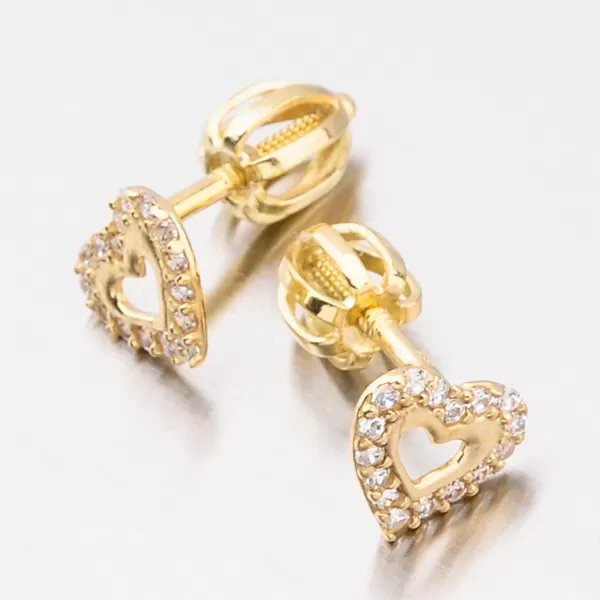 Zlaté náušnice pecky 52GZ-60213Z-SR