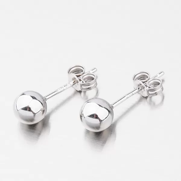 Zlaté náušnice pecky 5 mm 148P-121082