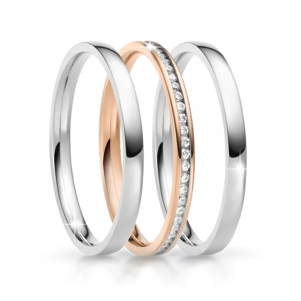 Snubní prsten se zirkony ke skládání SP-NS-06