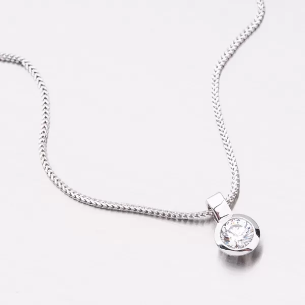 Přívěsek se zirkonem - zlato 585 53DZ-8005B-ZIR