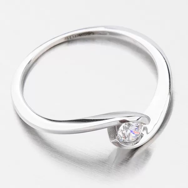 Zlatý prsten 51DZ-6134B-ZIR