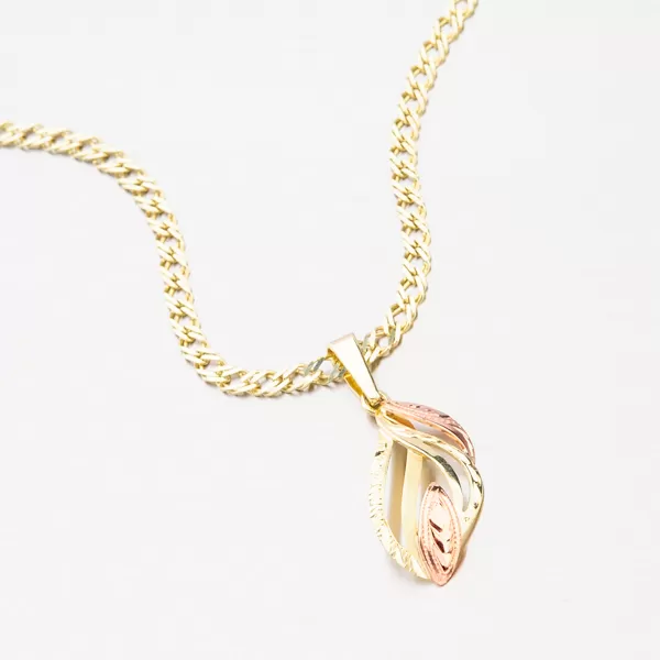 Zlatý klasický přívěsek 53P-003-02