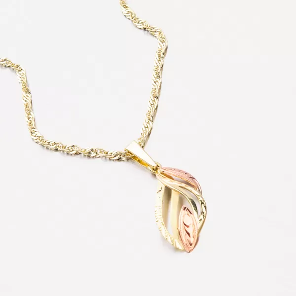 Zlatý klasický přívěsek 53P-003-02