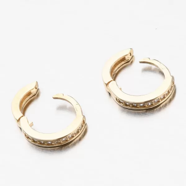 Zlaté kroužky se zirkony 52GZ-3342ZBB