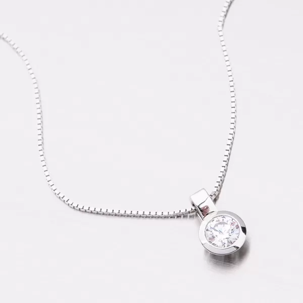 Přívěsek se zirkonem - zlato 585 53DZ-8005B-ZIR