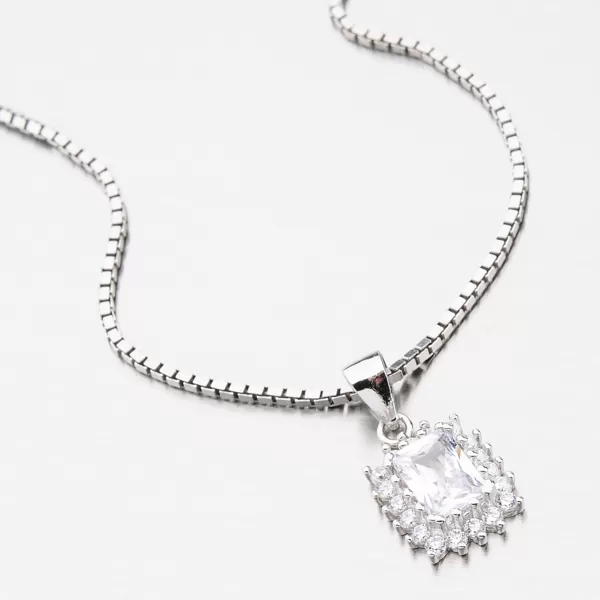 Stříbrný přívěsek se zirkony TSETST-13197