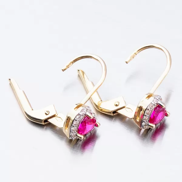 Zlaté náušnice 52GZ-8015ZCB-KL