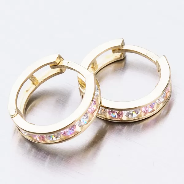 Zlaté kroužky se zirkony 52GZ-3345ZRB