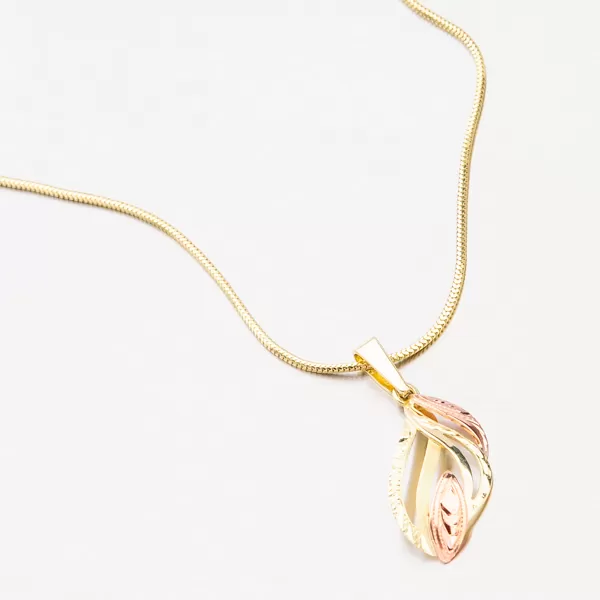 Zlatý klasický přívěsek 53P-003-02