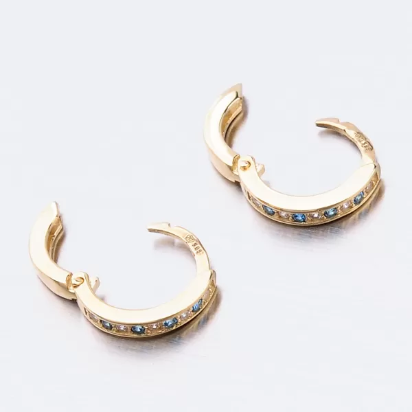 Zlaté kroužky se zirkony 52GZ-3342ZMB