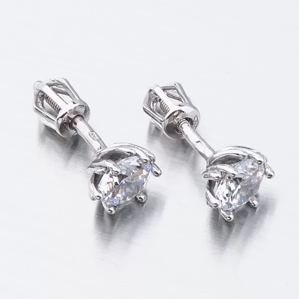 Pecky v bílém zlatě 52GZ-8001B-SR