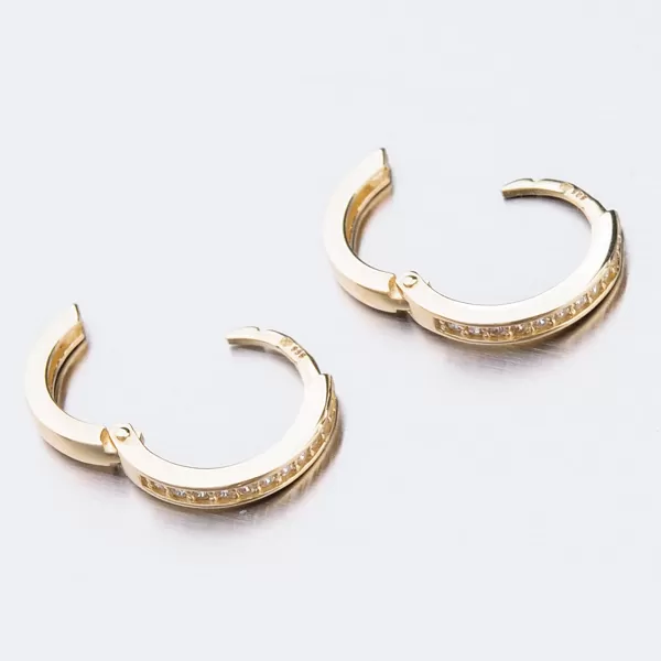 Zlaté kroužky se zirkony 52GZ-3344ZBB