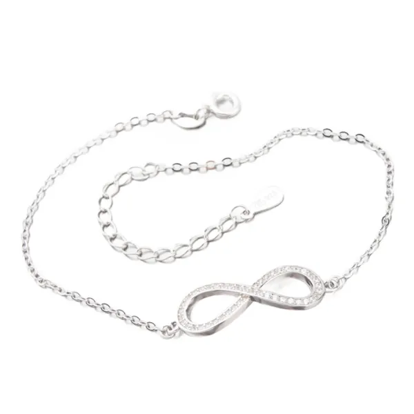 Dámský náramek stříbro 925 zirkon BST-14412K