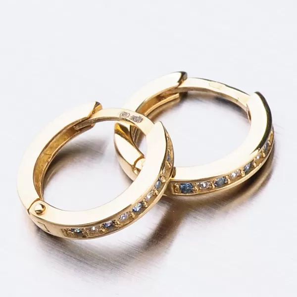 Zlaté kroužky se zirkony 52GZ-3343ZMB