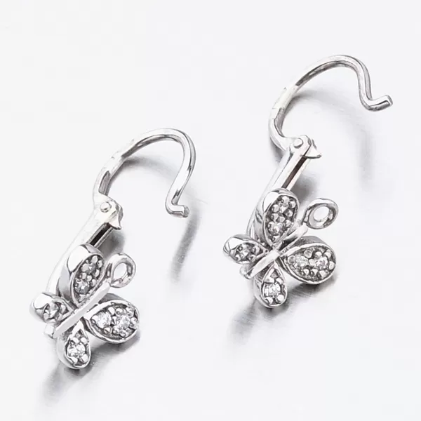 Zlaté náušnice se zirkony 52DN-2748BBB