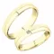 Snubní prsteny žluté zlato 585 zirkon 0.021 ct G/SI SP-288