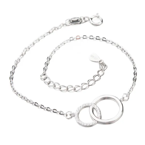 Dámský náramek stříbro 925 zirkon BST-14410