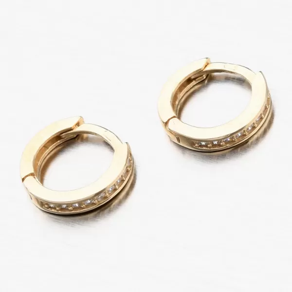 Zlaté kroužky se zirkony 52GZ-3342ZBB