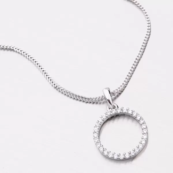 Zlatý přívěsek se zirkony DZ-1979B-ZIR