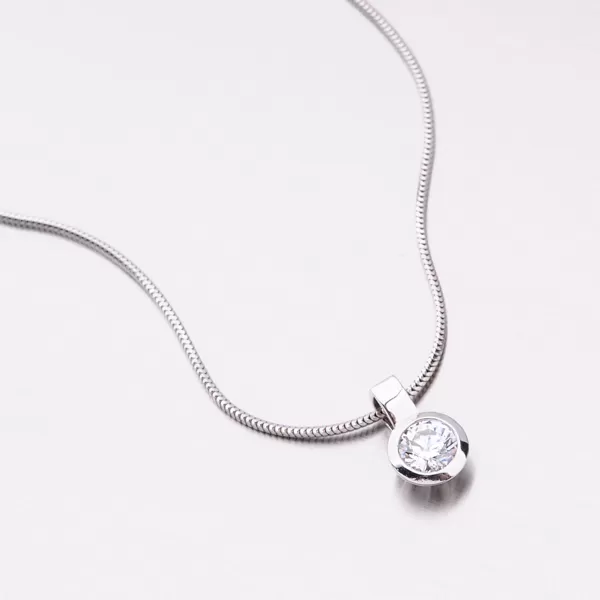 Přívěsek se zirkonem - zlato 585 53DZ-8005B-ZIR