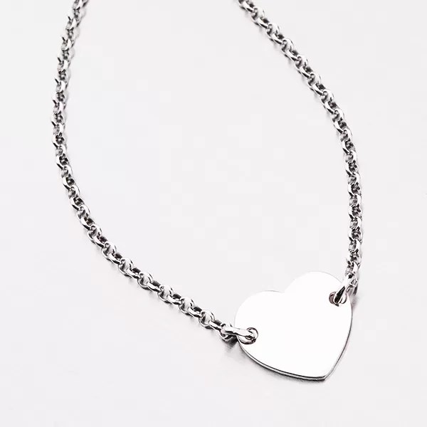 Stříbrný náramek se srdíčkem B1604181-1264-SLX