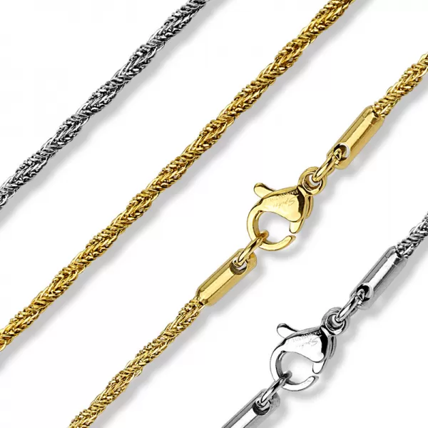 Ocelový řetízek SSNZHBJ-1524-GD