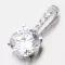 Dámský přívěsek bílé zlato 585 zirkon 667P-130199