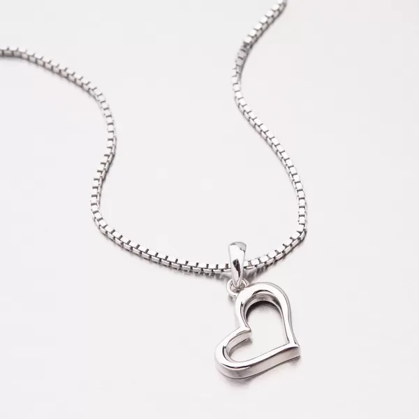 Stříbrný přívěsek srdce PKL-3062