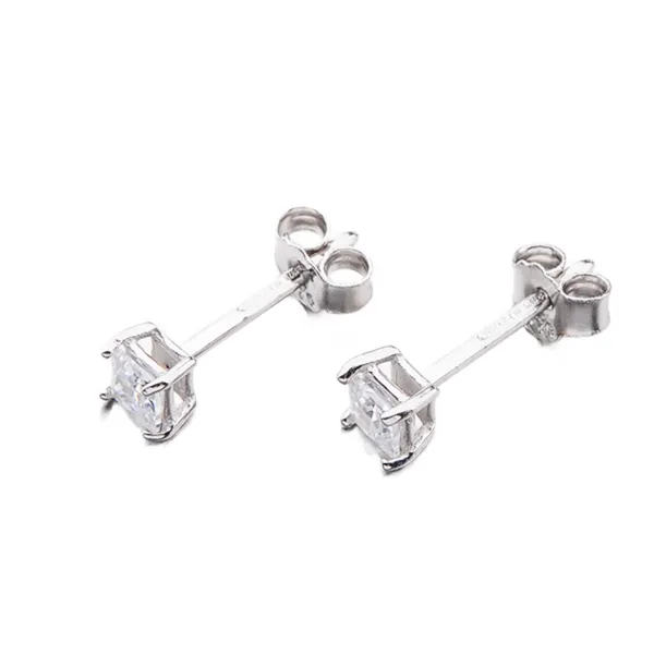 Dámské náušnice stříbro 925 zirkon s hranatým E1603701-1905-SLX
