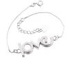 Dámský náramek stříbro 925 zirkon nápisem love B1503879-2252-SLX