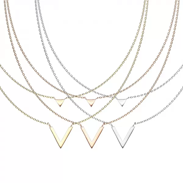 Ocelový dvojitý náhrdelník SNPHBJ-151502-RD