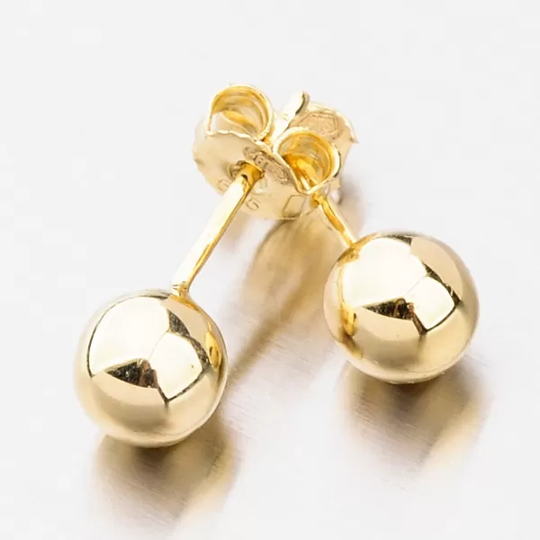 Zlaté náušnice pecky 113P-122093