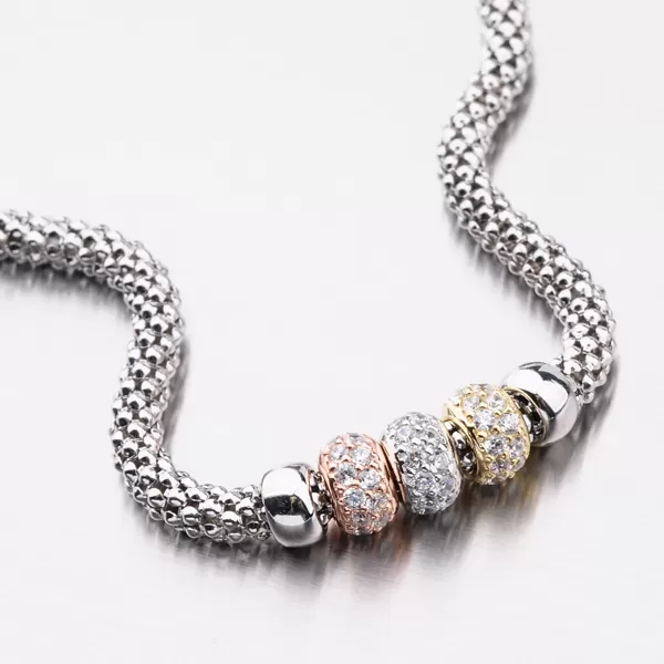 Stříbrný náramek se zirkony B1603061-2196-SLX