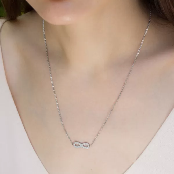 Ocelový náhrdelník nekonečno MNCP15-831-A