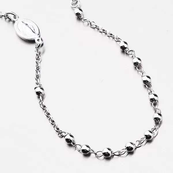 Stříbrný náramek s křížkem B1300588-1132-SLX