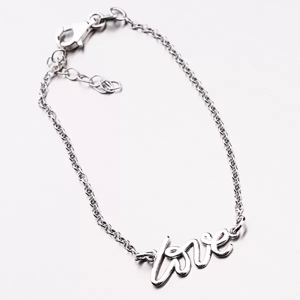 Náramek s nápisem love B1403074-0019-SLX