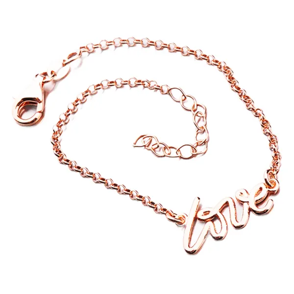 Dámský náramek stříbro 925 nápisem love B1803477-0019-SLX