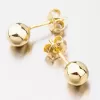 Zlaté náušnice pecky 113P-122093