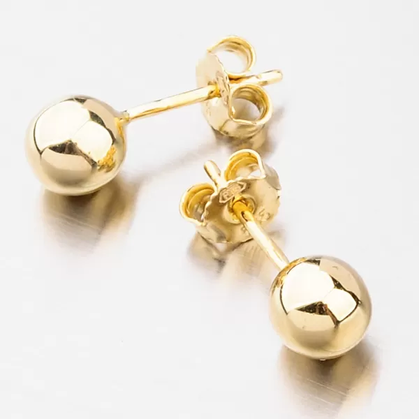 Zlaté náušnice pecky 113P-122093