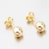Zlaté náušnice pecky 113P-122093
